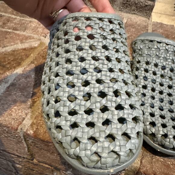 Free People Women's Freya Stormy Sea Slip On Flats Mule Shoes Size 7.5 - Picture 16 of 16